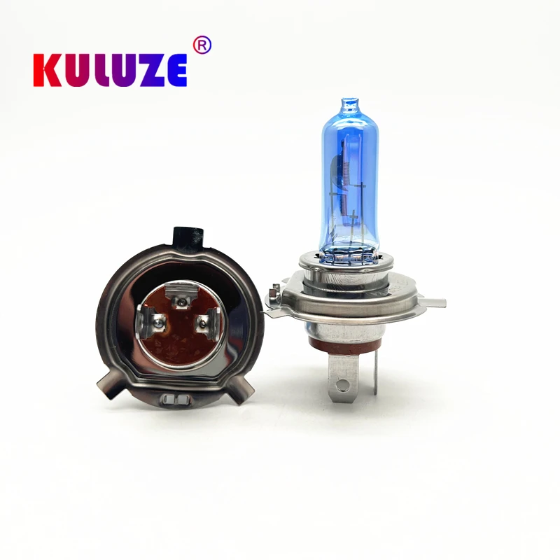 

2pcs H4 Halogen Bulb 60/55W Crystal Super White 12V High low lamp Car Head Lamp Light car styling car light source