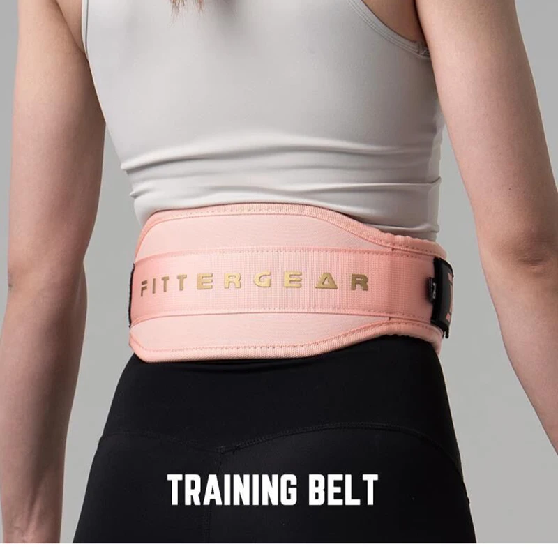 Weightlifting Fitness Belt Heavy Equipment Training High Intensity Squat Deadlift Gym Nylon Waist Support Thickening For Back