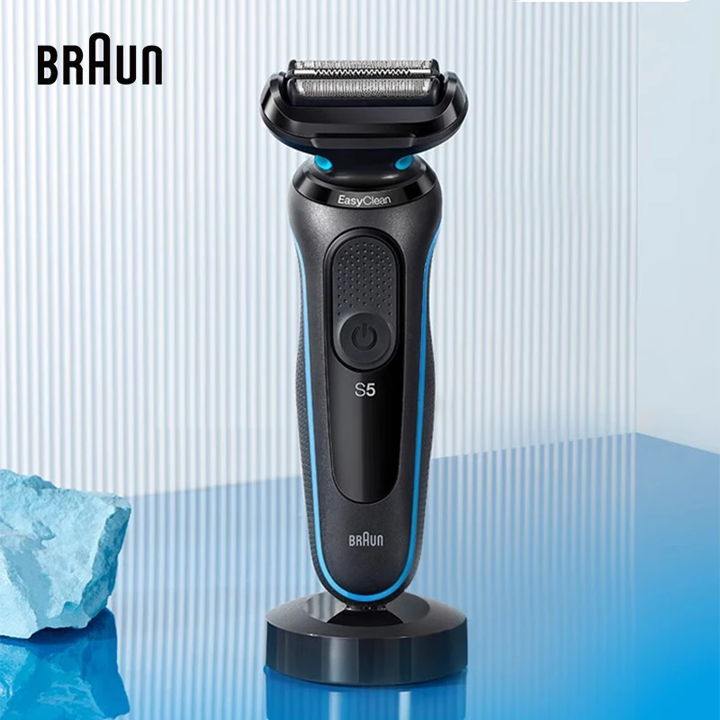 

Braun 50-B4200cs Electric Razor for Men Rechargeable Series 6 Pro Wet Dry Shaver Bionic Foil With Beard Trimmer Charging Stand