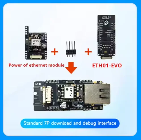 WT32-ETH01 EVO ESP32 ethernet module ESP32 WIFI Module development board used as wifi iot gateway
