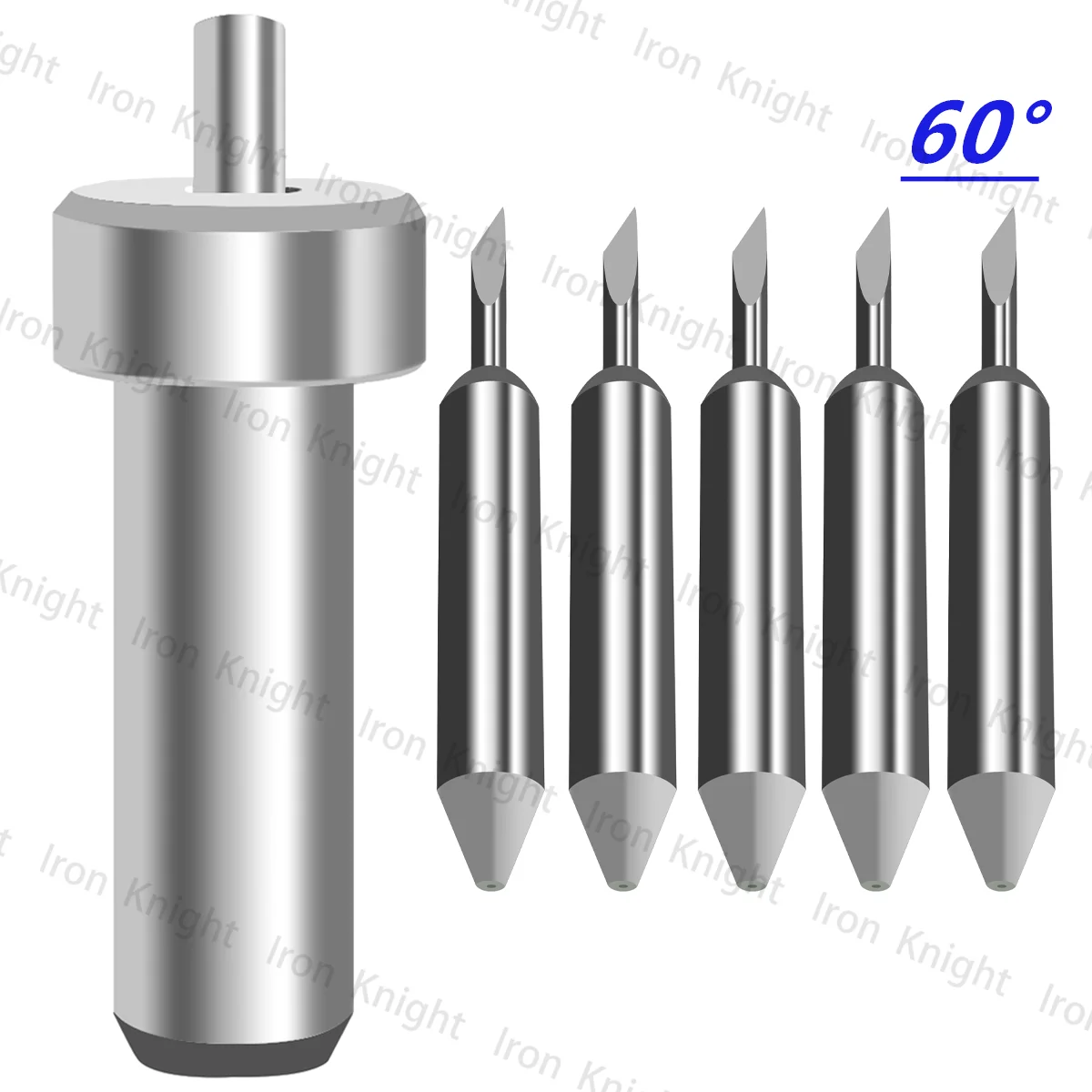 

Deepcut Deep Point 5pcs 60 Degree Cutter for Cricut Joy Blade + 1pc Tool Holder Smooth Cutting