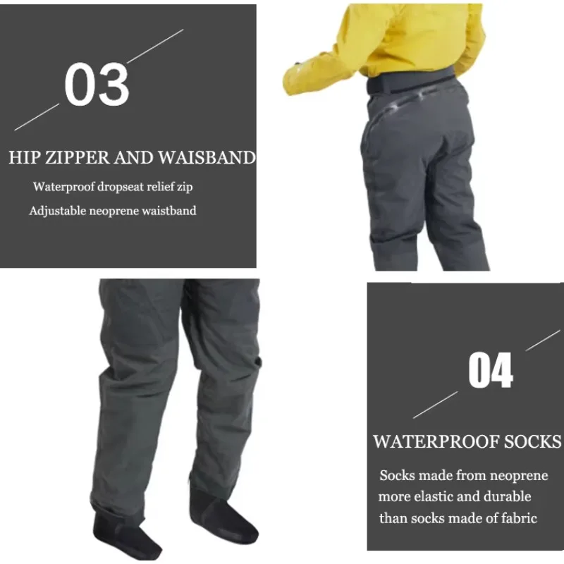 Hot Neoprene Drysuit For WoMen Full Suit Surfing & Diving XL Plus Size Breathable Wetsuit To Keep Warm