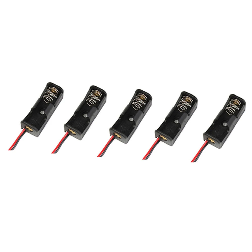 5pcs 23a /a23 Battery 12V Clip Holder Box Case Black High Quality For 23a Mn21 Ms21 Battery Wholesale