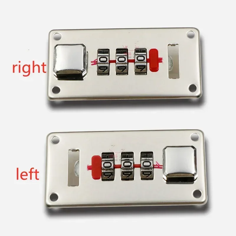 password lock zinc alloy Embedded password locking of leather Cosmetic case wooden box suitcase anti-theft Suitcase Accessories