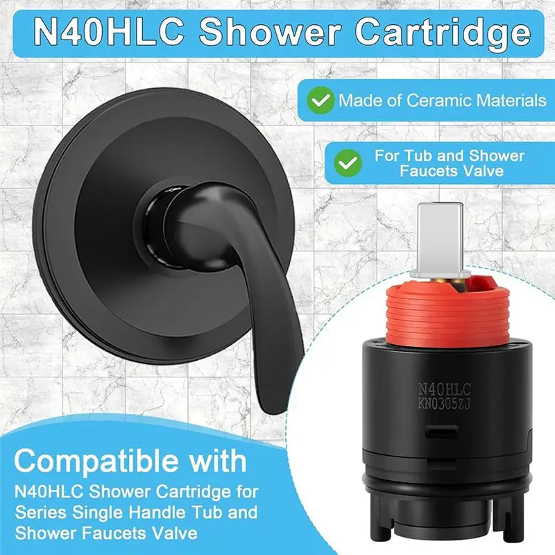 ABKJ-N40HLC For Temp-Gard III Series Replacement Shower Cartridges For RK7300-CART-3P And HL-40 Models