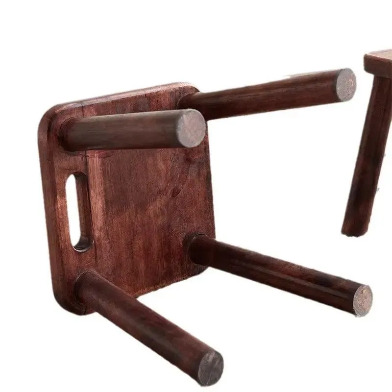 Stylish Nordic Design Small Solid Wood Low Stool Portable Bench Chair Fashion Creative Coffee Table Shoe Changing Stool