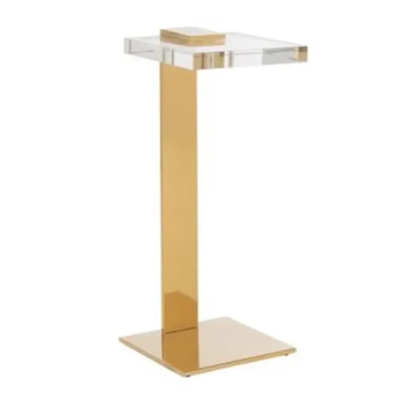Acrylic table with metal acrylic coffee table furniture for home office wedding table transparent chairs and tables