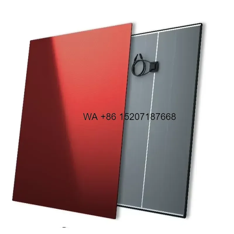 Wmwmnu New Building Material BIPV Customizable Color Thin Film Transparent Solar Panel Optimal Thickness CdTe Glass Solar