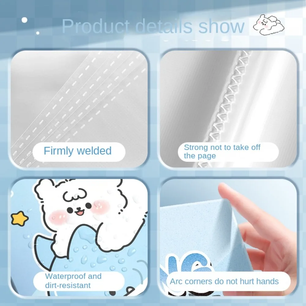 Capibara A4 Document Bag Large Capacity Waterproof File Folder Envelope Folder Organ Bag File Classification Holder