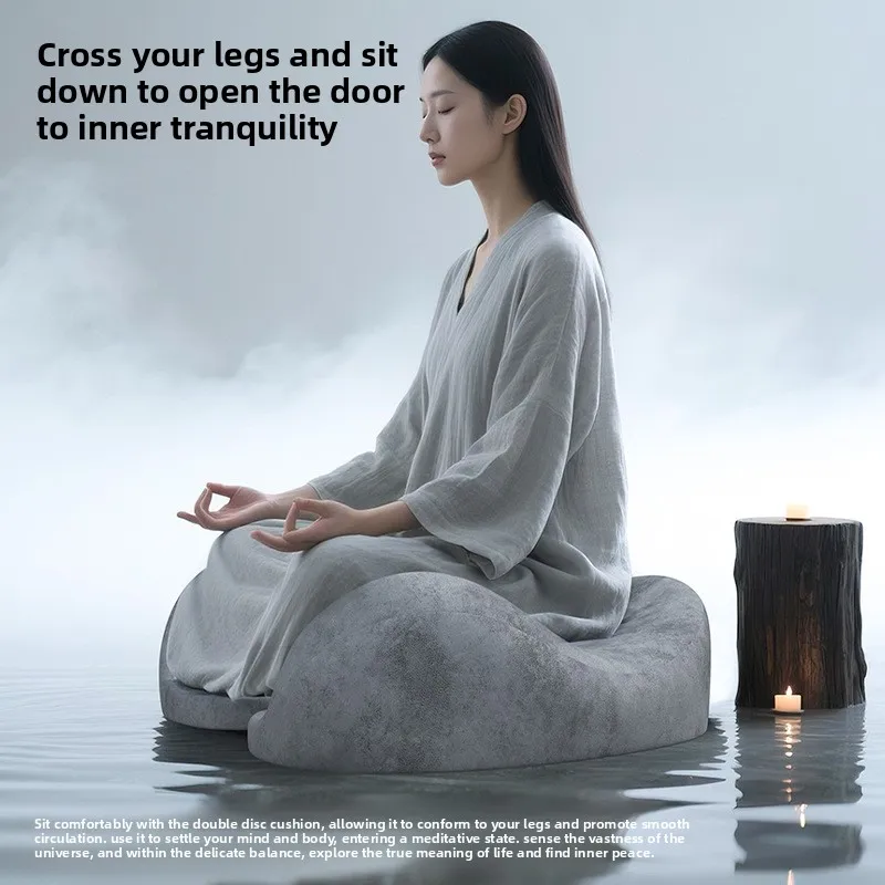 Meditation Mat Yoga Equipment Futon Cushion, Cross-Legged Floor Seat for Meditation, Reading, Sofa & Long Time Ground Sitting