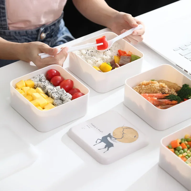 lunch box eco friendly food container bento Microwave heated lunch box for health food box lunchbox meal prep containers