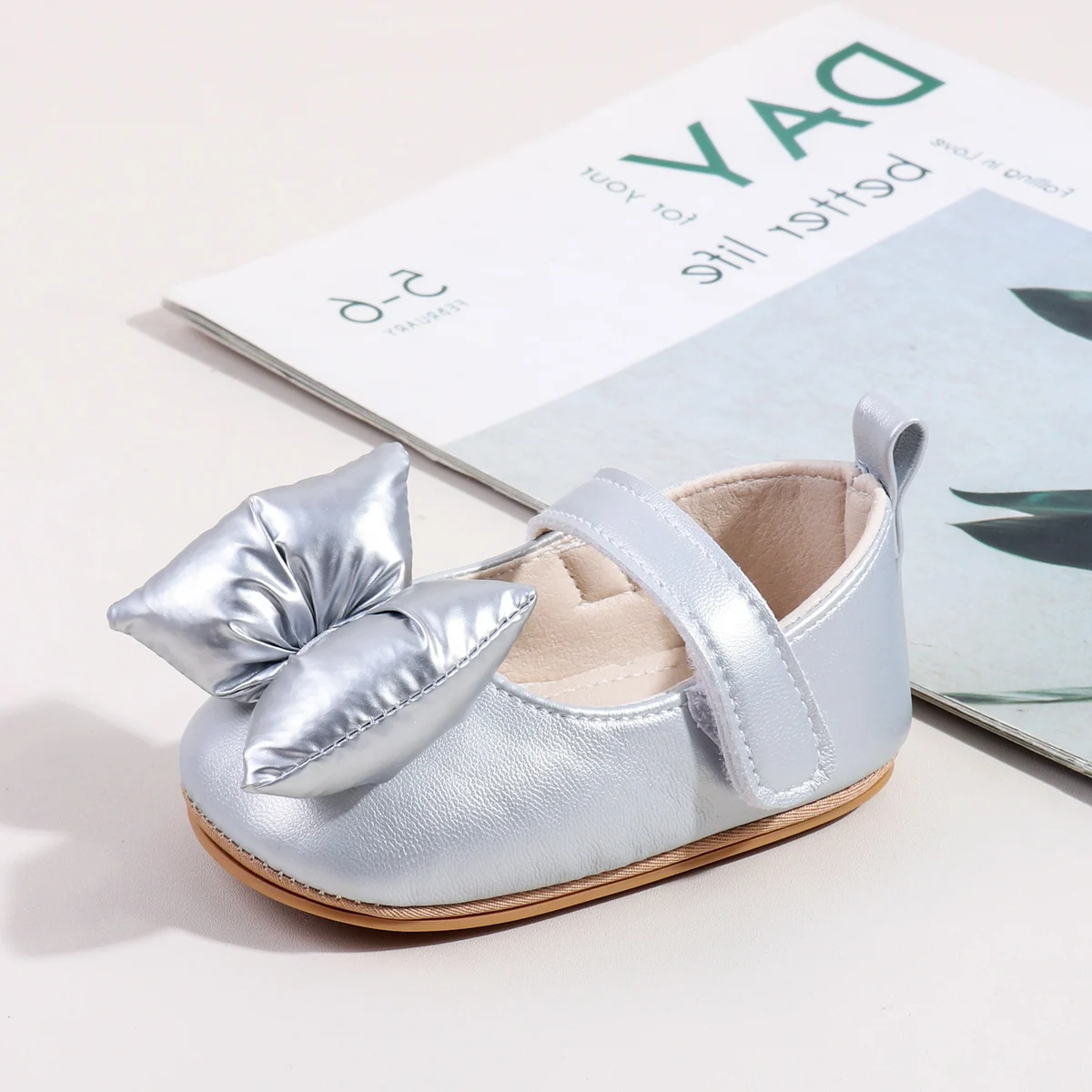 ربطة القوس فيونكة طفل الأميرة أحذية طفل لينة سوليد أحذية مشي لتعلم المشي ربيع الخريف نمط جديد ل 0-18 متر حذاء طفل