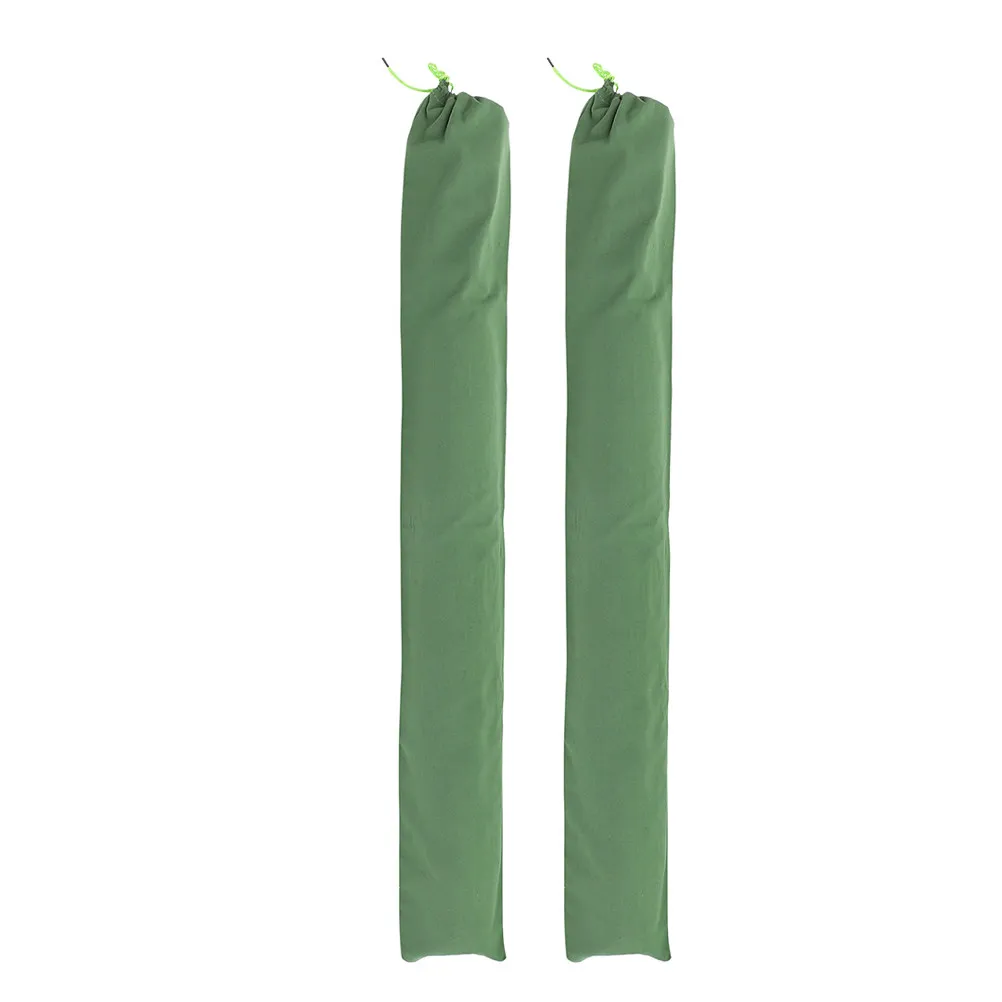 2Pcs Heavy Duty Long Sand Bags for Flooding Reusable Waterproof Canvas Flood Control Barrier Water Sand Bags for Garage Basement