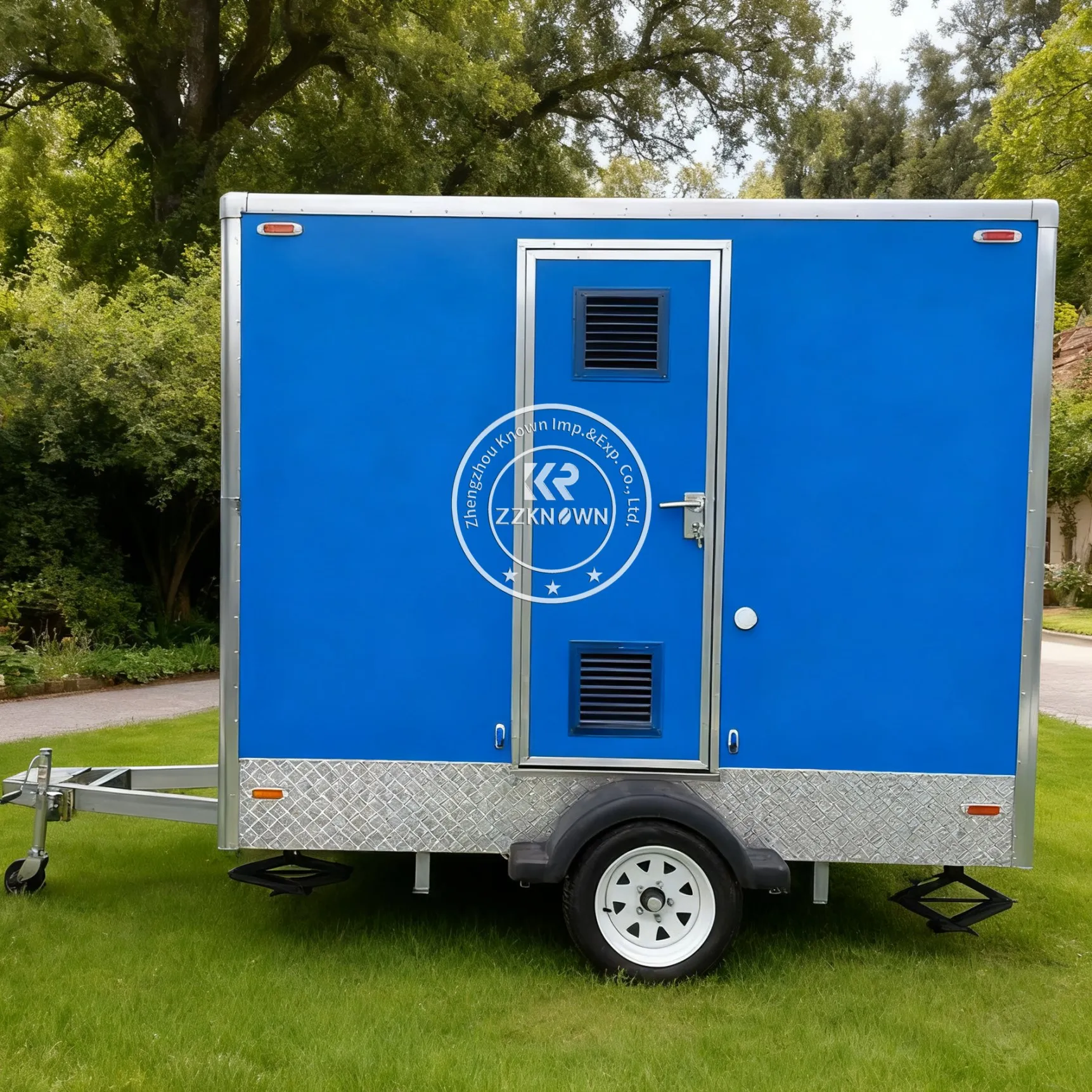 

Luxury Mobile Toilets Bathroom Shower Trailer Event Restroom Toilet Camping Wc Portable Bathroom Toilet Trailer with Water Tank