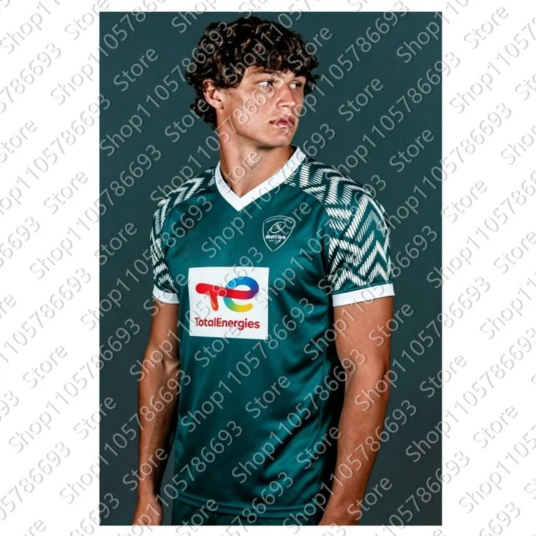 2026 New Section Paloise 3D Print Home Rugby Jersey Men's Y2K T-shirt Oversize Suitable