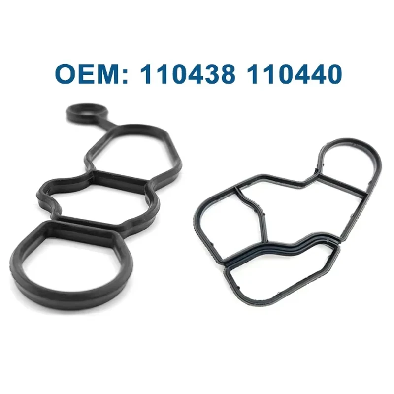 

110440 110438 For Peugeot 307 308 408 407 508 3008 Citroen C5 C4 2.0 OiL Filter Housing Base Cooler Support Gasket Seal Kit