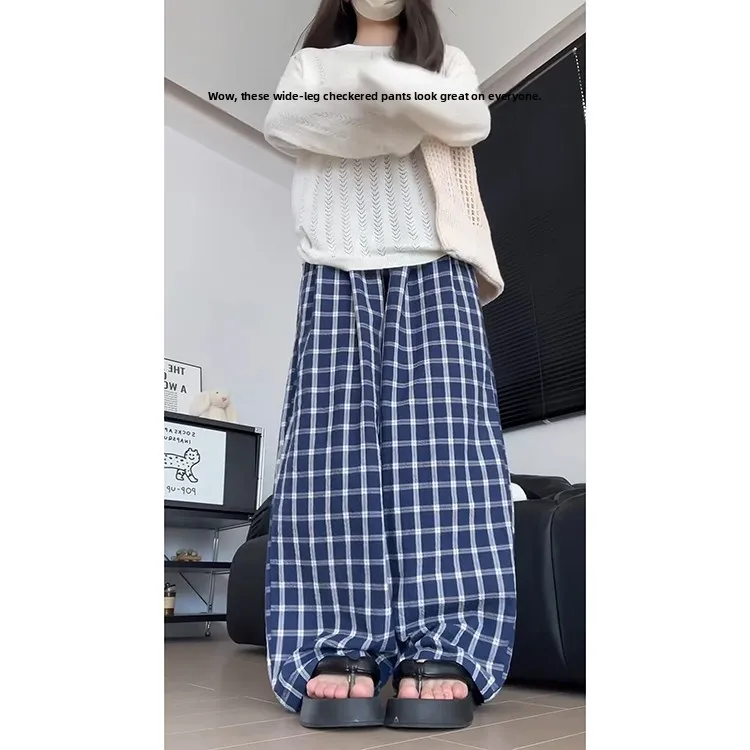 ارتفاع الخصر منقوشة كسول سراويل تقليدية المرأة الصيف رقيقة جديدة Sle بنطال ذو قصة أرجل واسعة فضفاضة تناسب بنطلون للنساء سراويل تقليدية #2