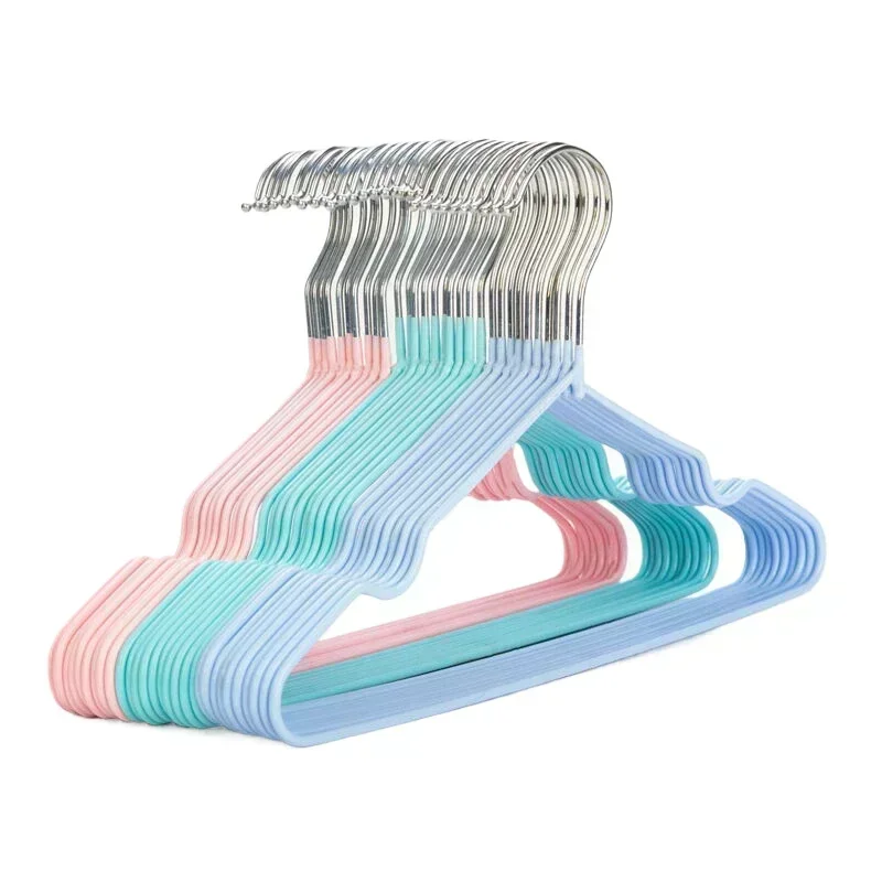 10 Stück 30cm Nahtlose Rutschfeste Kinderkleiderbügel, Geeignet zum Aufhängen von Kinderkleidung, Oberbekleidung, Hosen und Socken – Detail 6