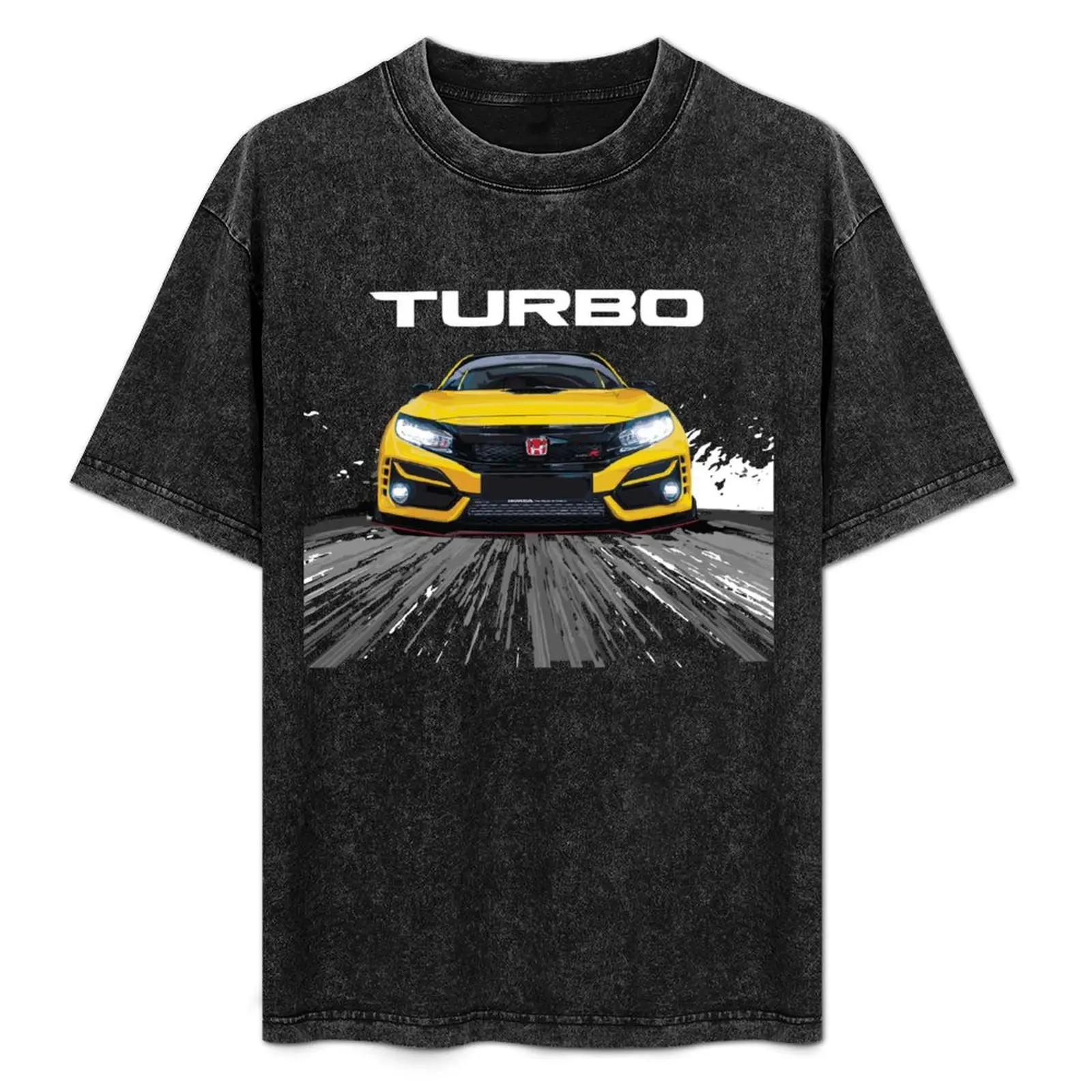 Turbo JDM Spoon FK8 Hatch anime style T-Shirt Anime t-shirt summer 2025 anime shirts men