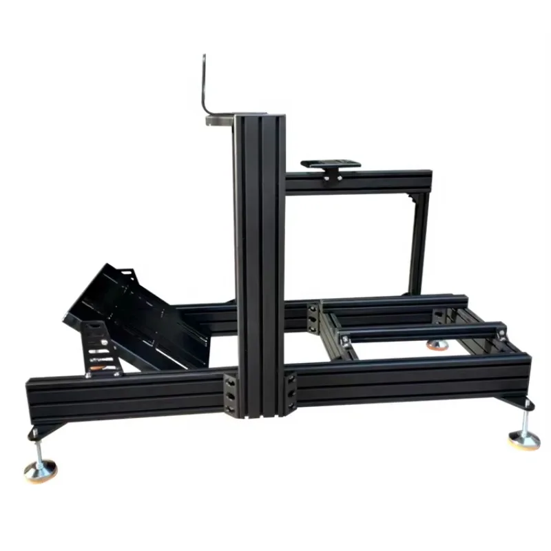 VR Game Aluminum Profiles Frames 40120  Driving Race Simulator Motion Car Gaming SIM Rigs Pedestal Sim Racing Cockpit Setup