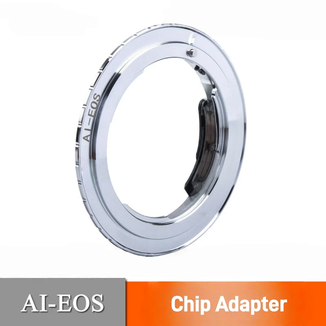 High Precision Programmable AI-EOS10th Generation Electronic Chip Adapter for Nikon AI Lens to EOS Camera for Canon Programmable