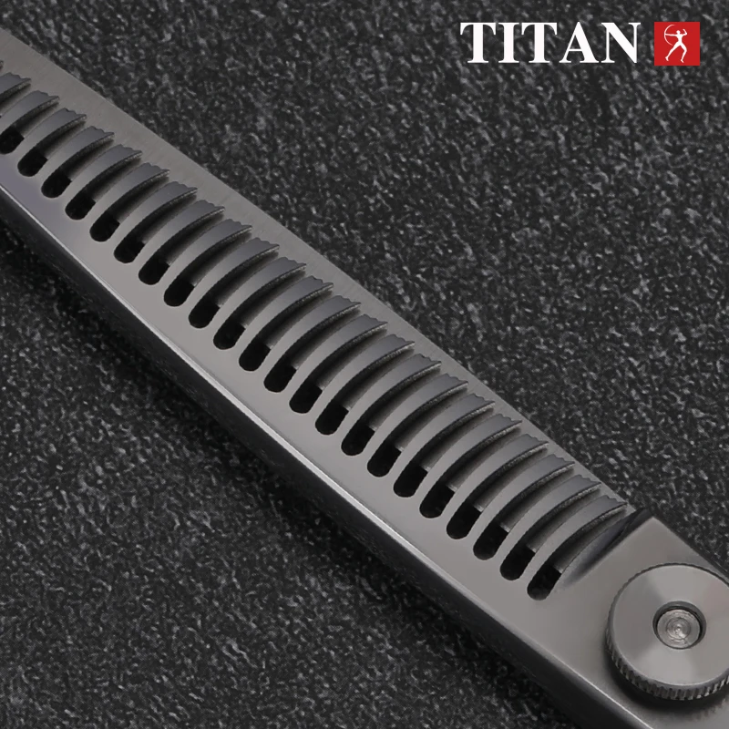 TITAN Professionelle 6-Zoll-Haarschneideschere, Friseurschere, Haarschneideschere für Friseure, Haarschneideschere für den Salon – Detail 3