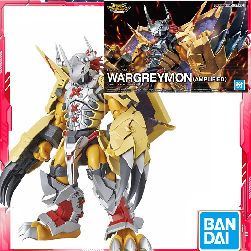 Stock BANDAI FIGURE-RISE STANDARD AMPLIFIED WARGREYMON Anime Action FiguresCollectible Toys Boys Girls Kids Christmas Gift