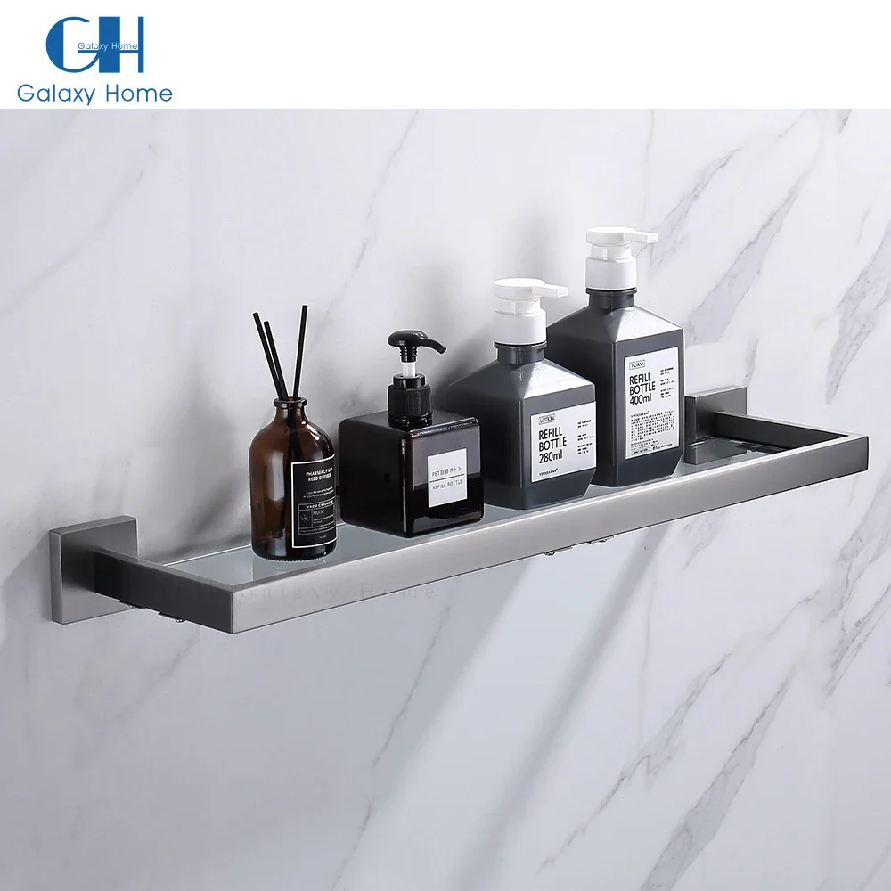 GH Storage Modern Toilet Set 2022 Hotel Hardware Towel Rack Complete Stainless Steel Bathroom Wall Mounted Accessories Sets