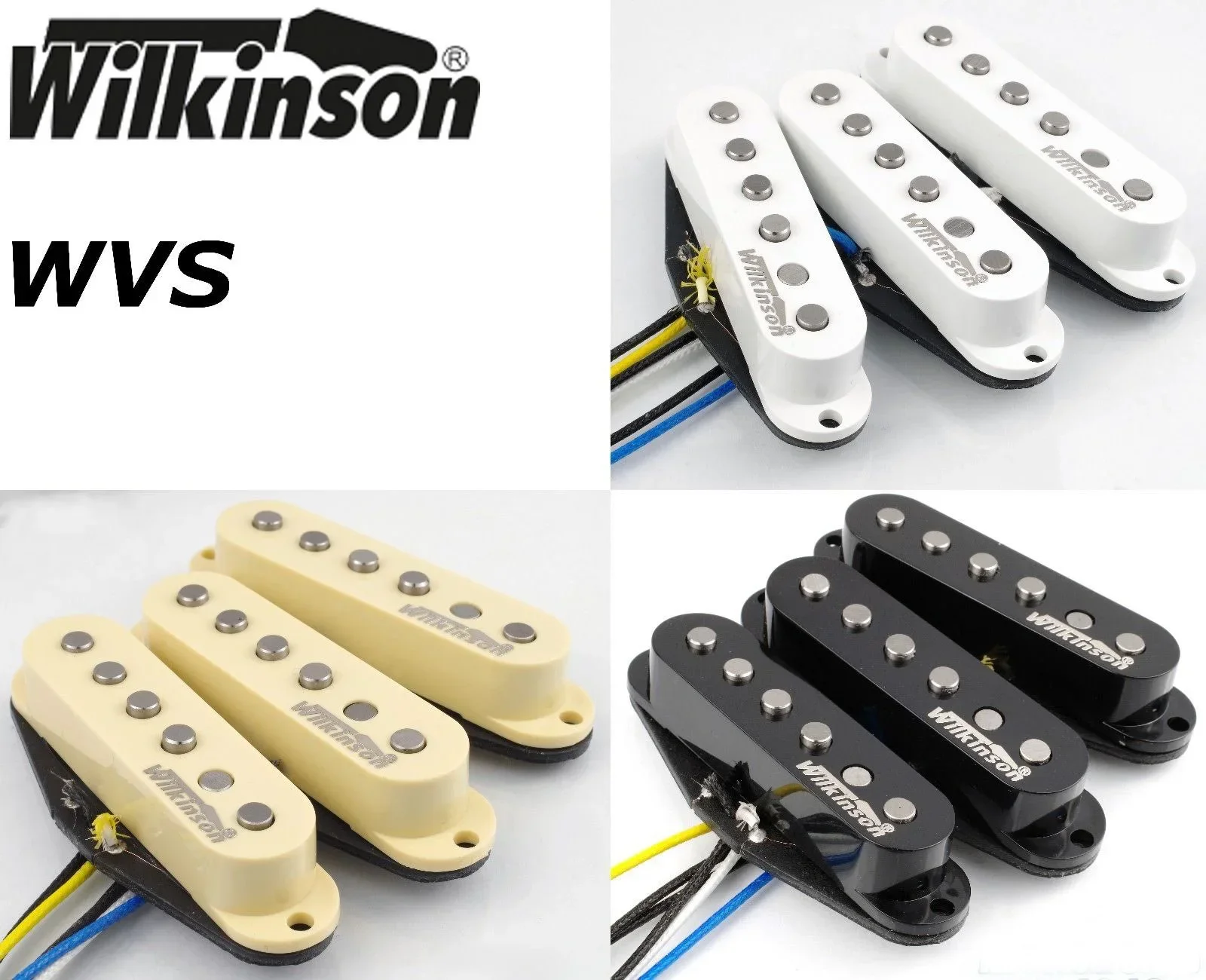 Wilkinson WVS 60's Alnico5 SSS Single Coil Guitar Pickups / Made in Korea Setfor ST style Electric Guitar