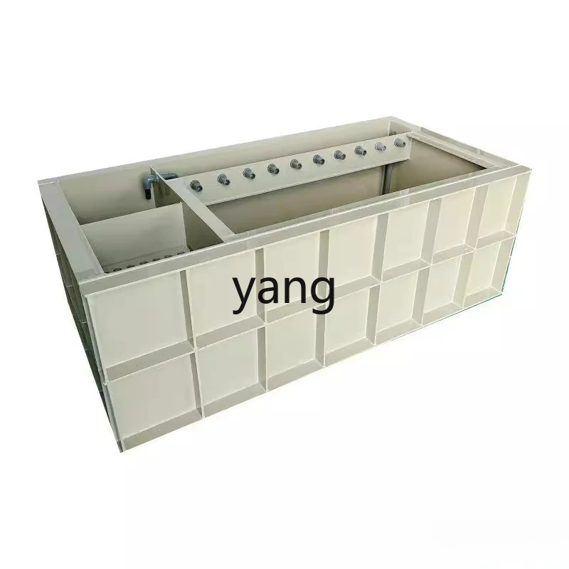 

Lhh balcony household large side filter fish tank fish tank plus pp plastic koi fish box
