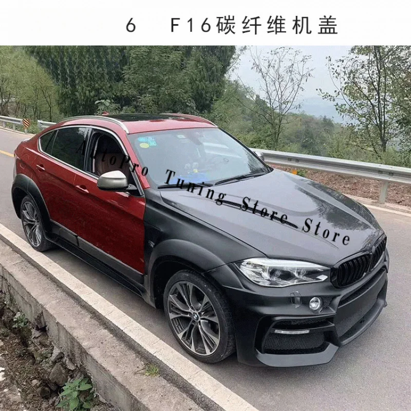 

Top quality ApplicableX5 F15Modified carbon fiber hood F16Carbon Fiber Hoodf15Carbon fiber hood, Harman model