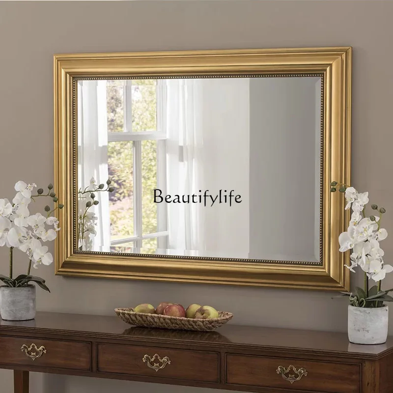 

Entrance mirror American bathroom simple modern display wall-mounted washbasin mirror