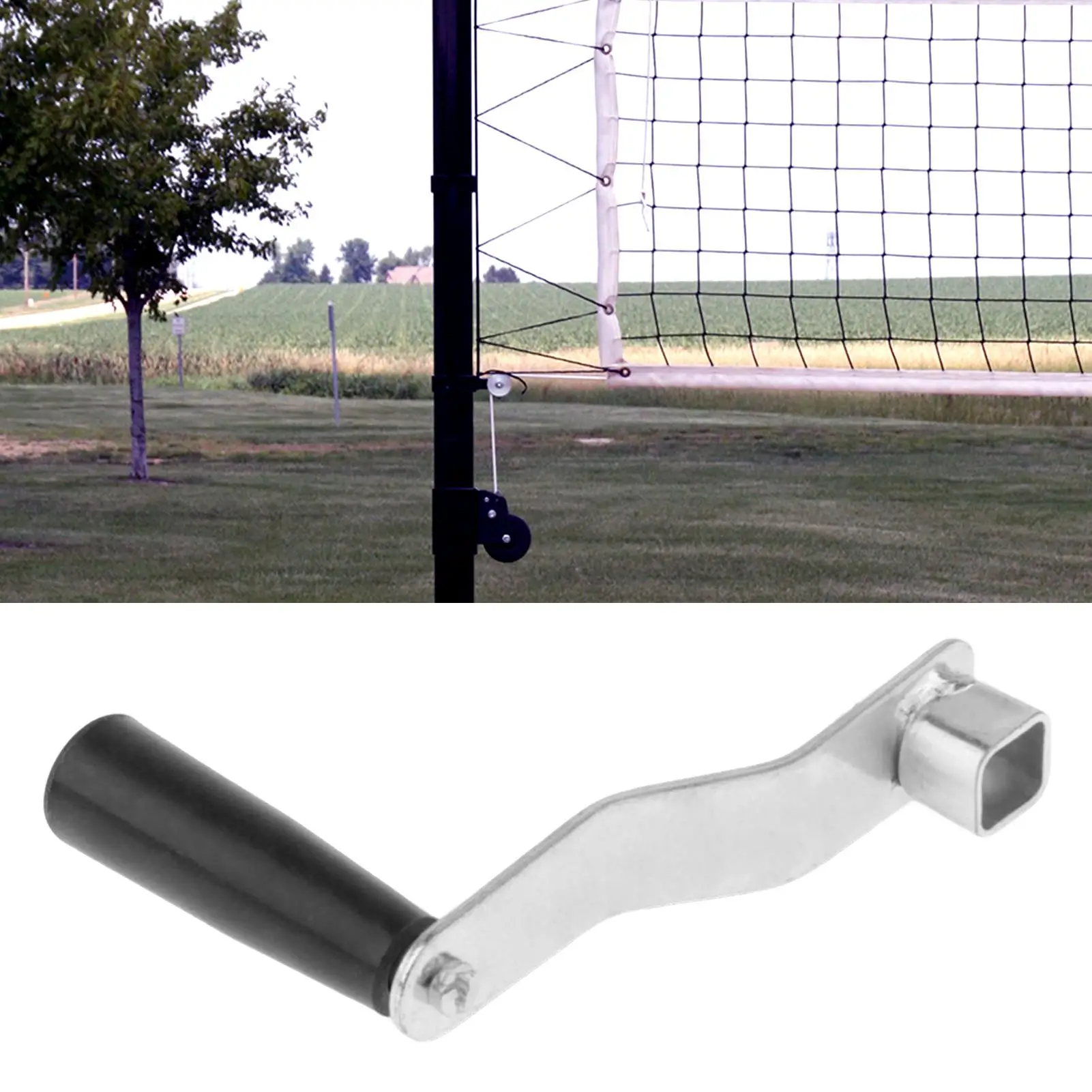 Easy Installation Tennis Net Hand Crank Tensioning Device Accessory Tensioner Handle Hand Crank For Badminton Pole Sport