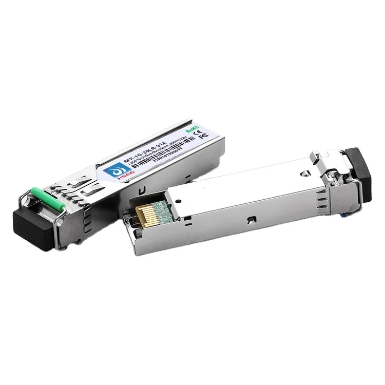 HSGQ  1G Sfp Module 20km 1310/1550 Sfp Transceiver Epon Sfp Optical Module Single Mode Fiber (smf) Sc Network Fttx Solution