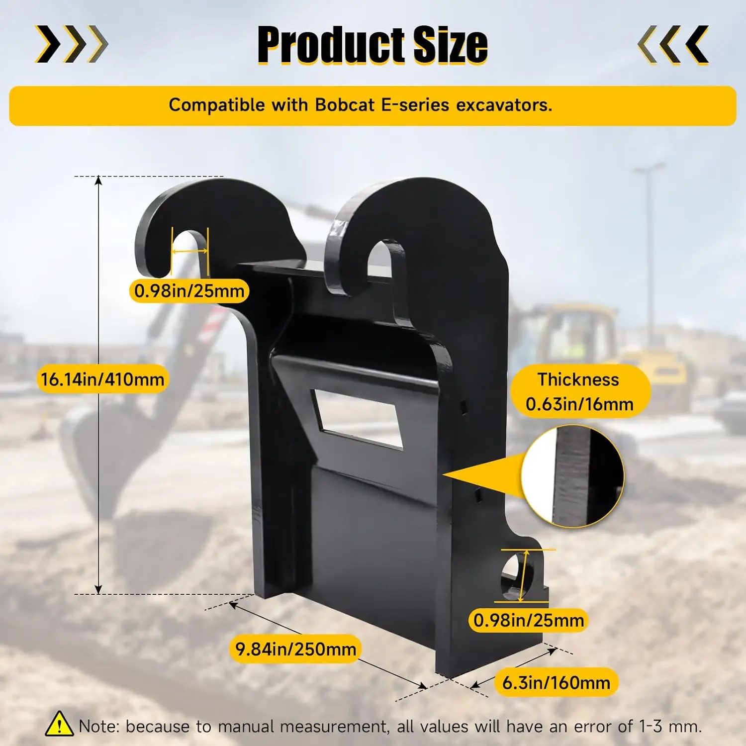 X-Change Koppeling Beugel Quick Change Hitch Mini Graafmachine Attachment Past Bobcat E Serie Modellen Graver USA Gratis verzending