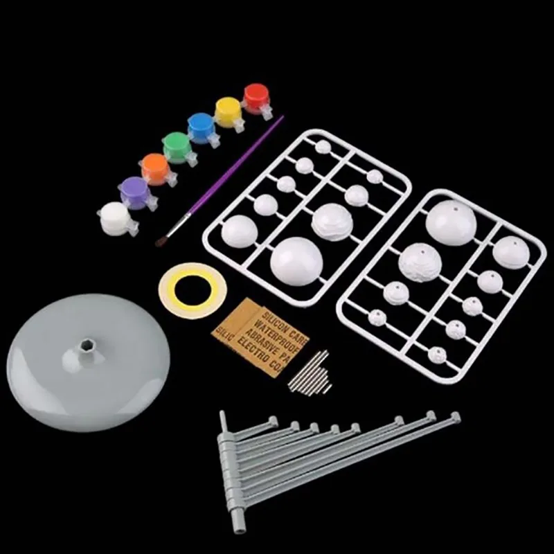 Children Toys Planetary Model Puzzle Assembled Solar System Planetary Kids DIY Toy Set 3D Puzzle Toy Educational Puzzles New