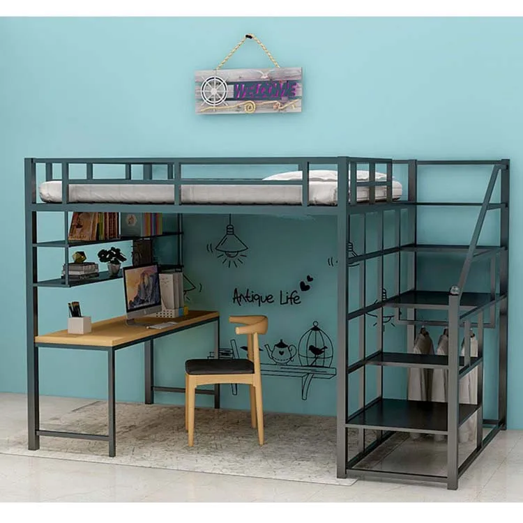 student dormitory beds with desk bunk beds kids loft bed with desk children for adult with storage adult