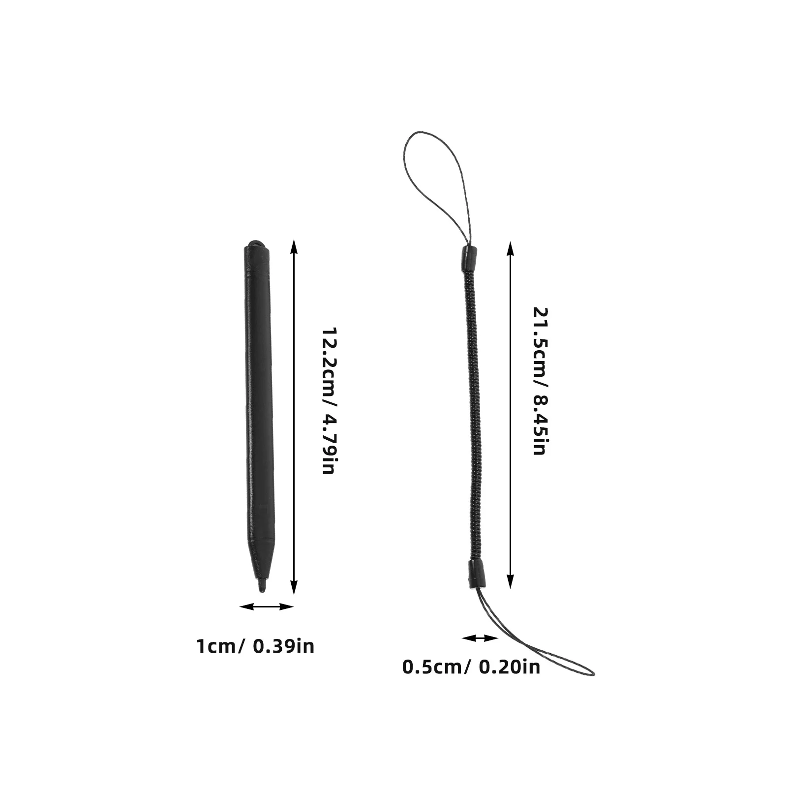 5 مجموعات قلم شاشة مقاوم للكتابة اليدوية اللوحي البلاستيك رسم اللمس القلم الربيع حبل القلم المحمولة لكتابة LCD