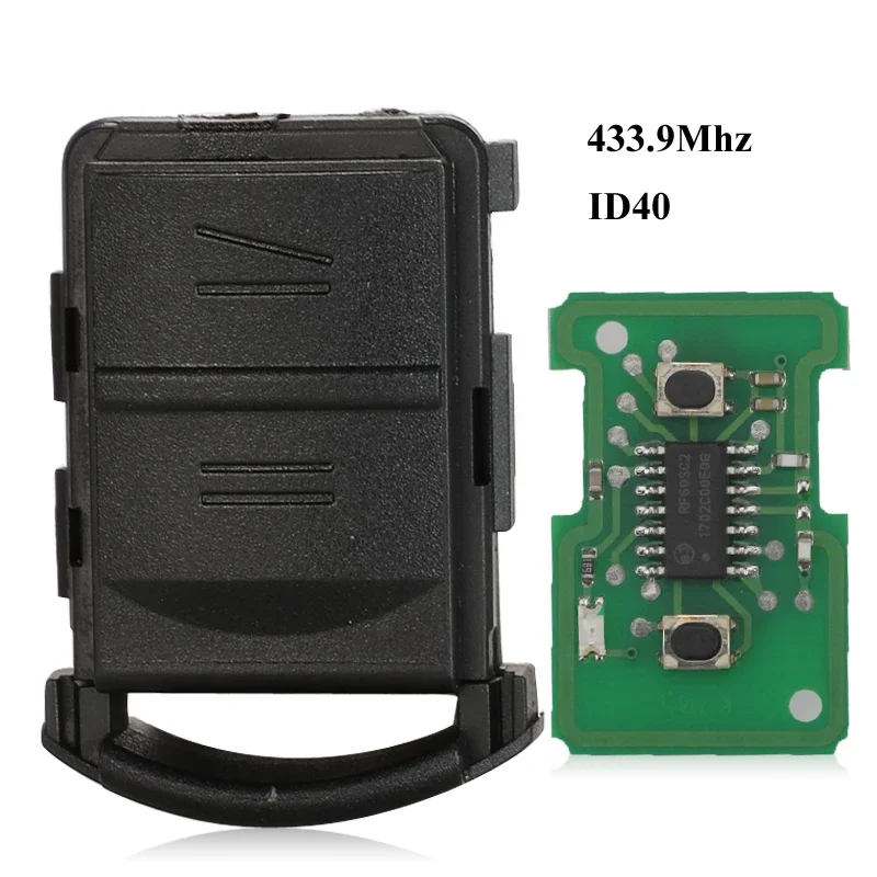 

OP5 2-кнопочный автомобильный ключ управления 5WK4 8668 для Opel Vauxhall Corsa C 20012002 2003 2004 2005 2006 2007 Дистанционный брелок 433 МГц