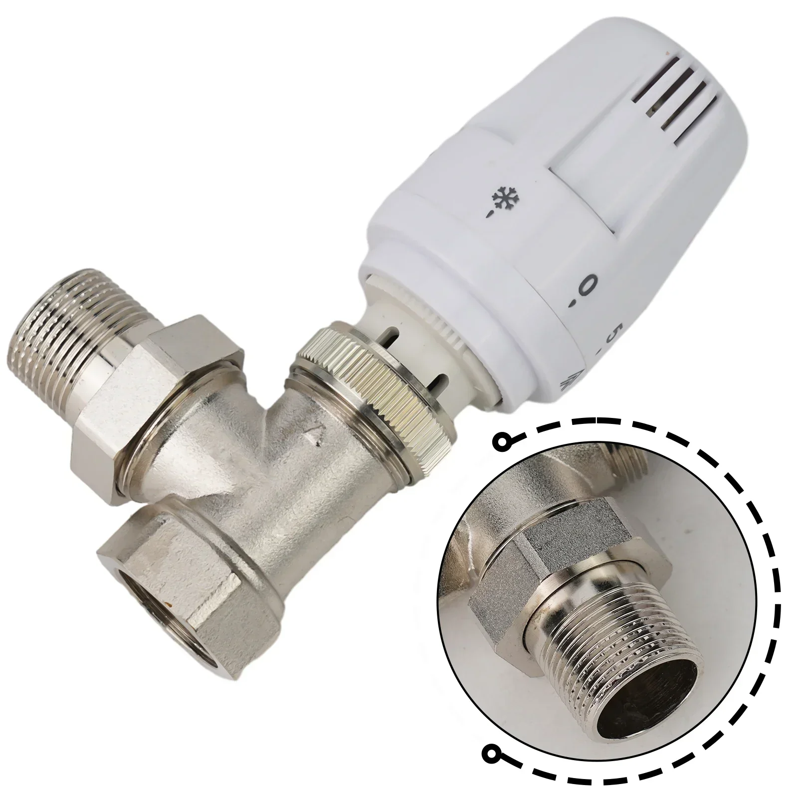 Automatic Thermostatic Radiator Valve Special Angle Valve For Floor Heating Home Accessories And Parts Replacement