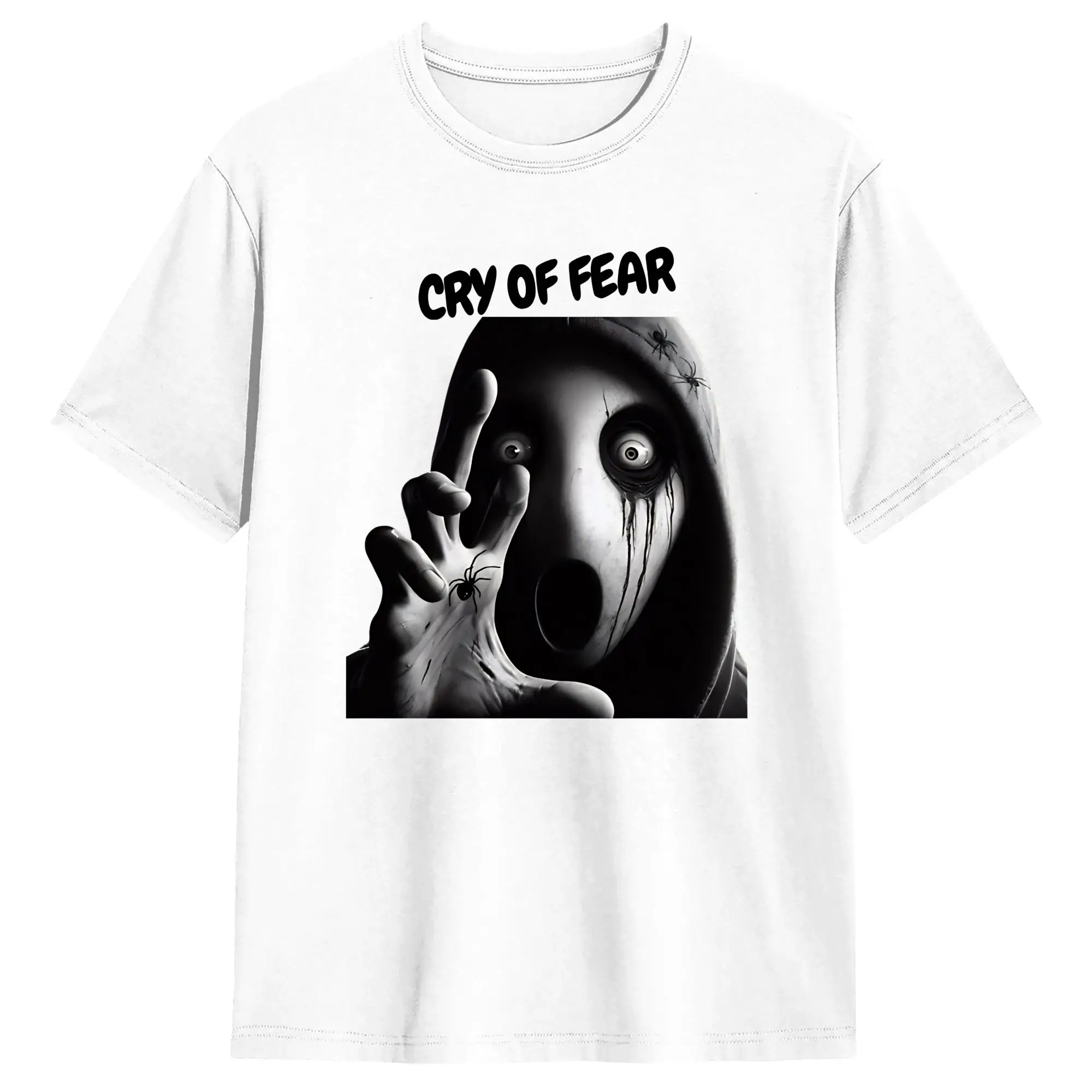 Cry of Fear T Shirt Summer  Trending T-Shirts Men's Pure Cotton Round Neck Plus Size 5XL Clothing Short Sleeve Vintage Tshirt