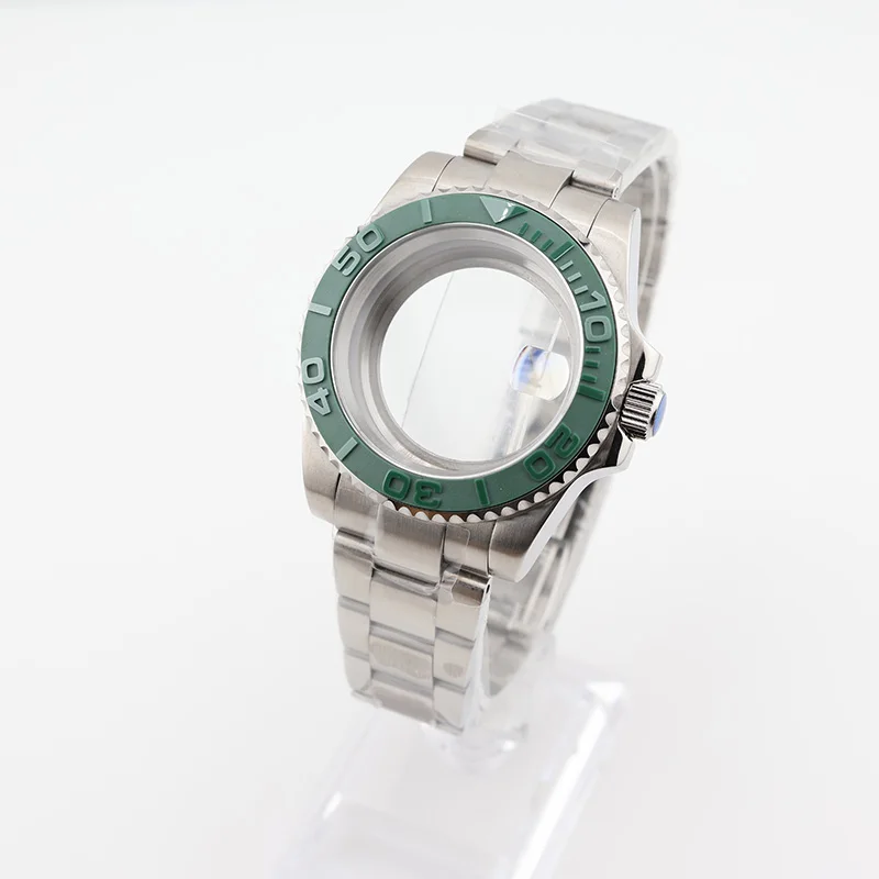 40 мм розовое золото яхта NH34 NH35 NH36 корпус часов Gmt для Seiko Mod автоматические наручные часы механизм запасные части