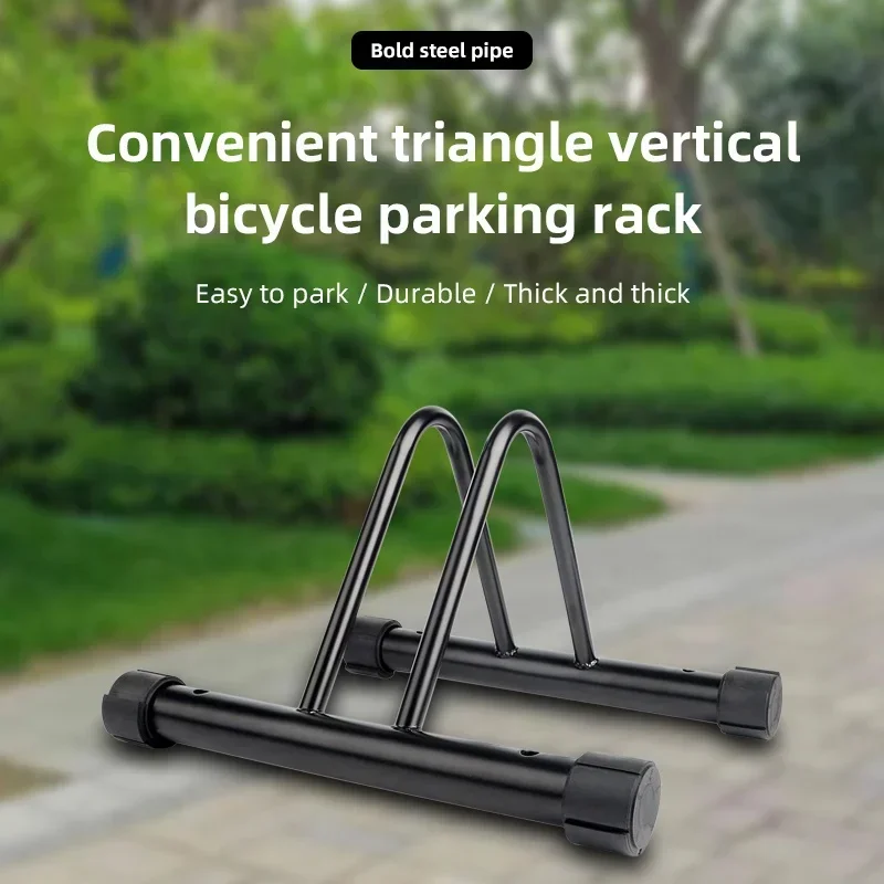 Hot Selling Style Bike Parking Stand Adjustable Bike Rack Garage Indoor/Outdoor Bicycle Floor Stand For Mountain and Road Bike