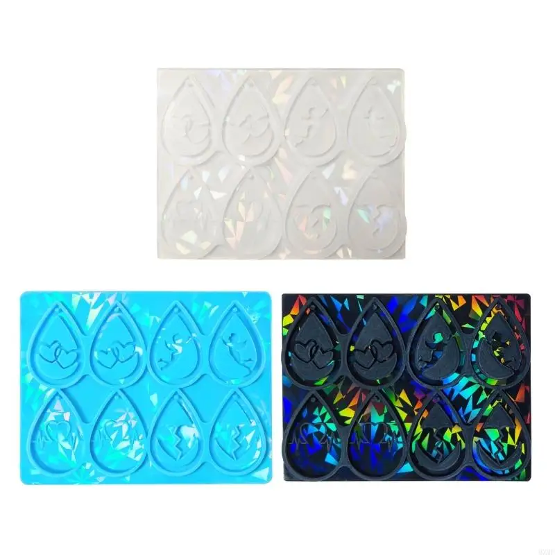 

MXMF Durable Silicone Mold Valentine's Day Earpiece Mold Ear Drop Jewelry Making Tool