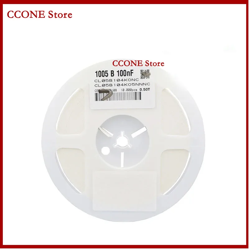 1reel 10000pcs 0402 50V SMD Thick Film Chip Multilayer Ceramic Capacitor 0.5pF-10uF 10NF 100NF 1UF 2.2UF 4.7UF 10UF 1PF 6PF