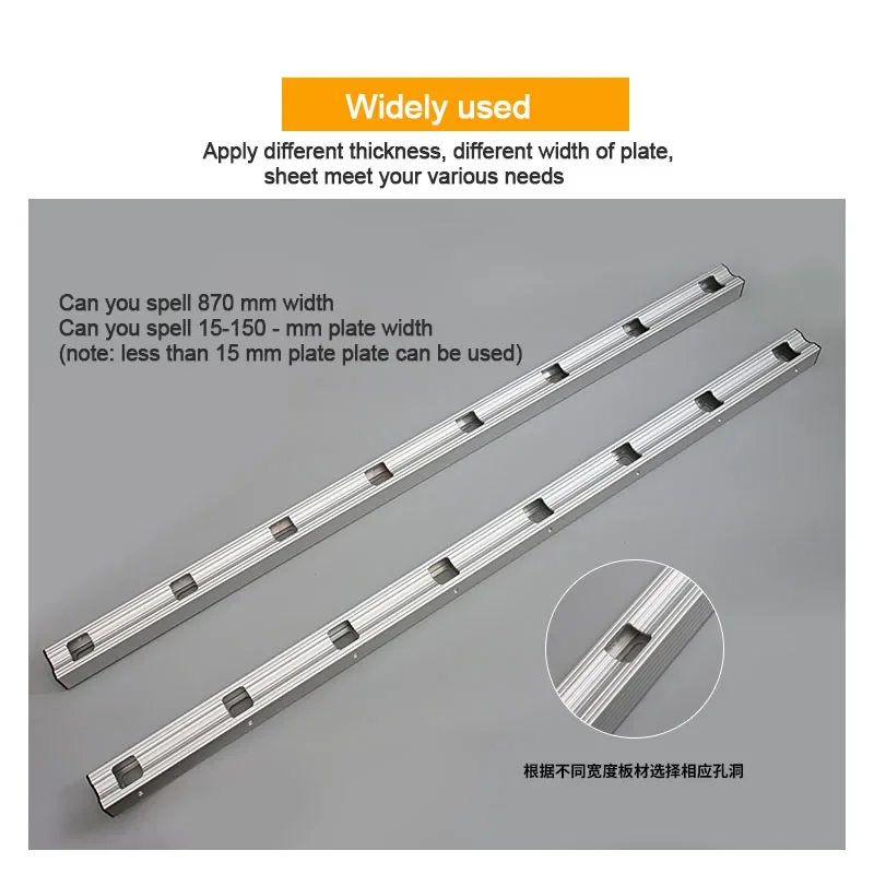Silver Aluminum Alloy Panel Clamps (Various Thickness/Width) – Suitable For Solid Wood Panel Fixing, Clamping & Paneling