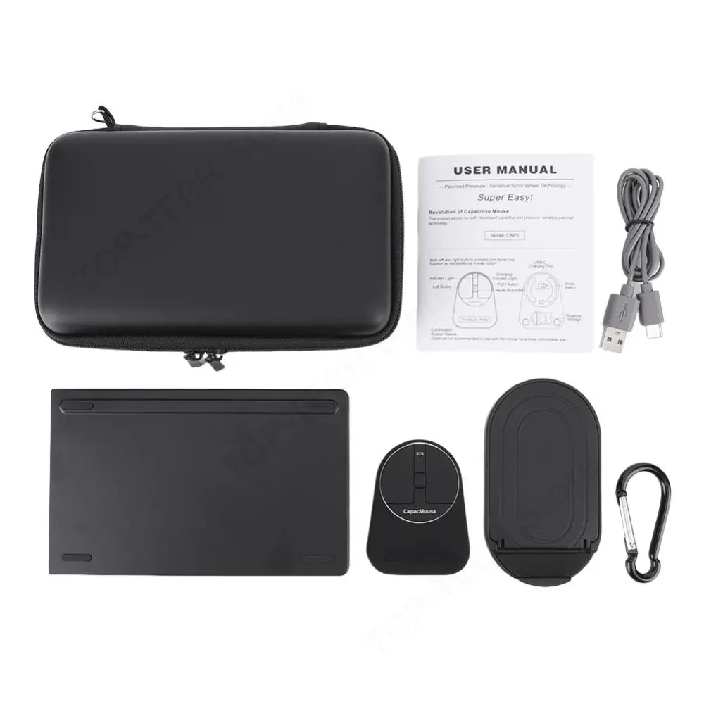 

Capacitive Mouse Folding Keyboard Set Wireless Keyboard with USB Receiver Foldable BT Keyboard for PC Laptop Notebook Desktop