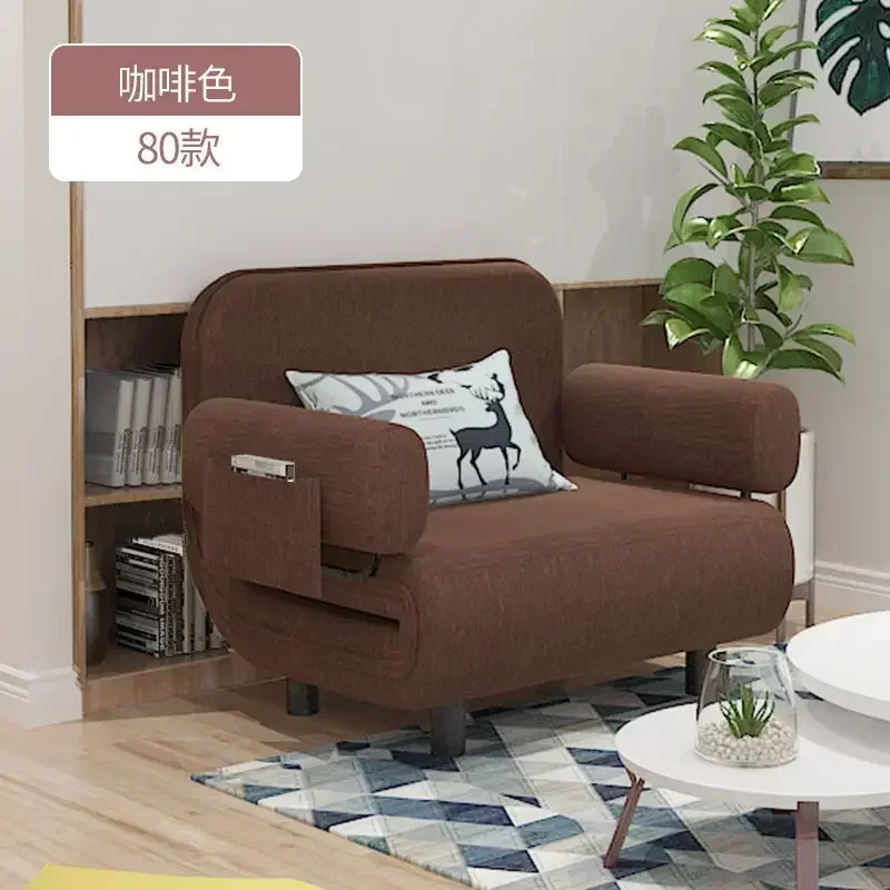 3-in-1 converteerbare slaapstoel Bed Uittrekbare slaapbank Verstelbare fauteuil Lounge met opbergvak voor kleine ruimtes Gastenkamer