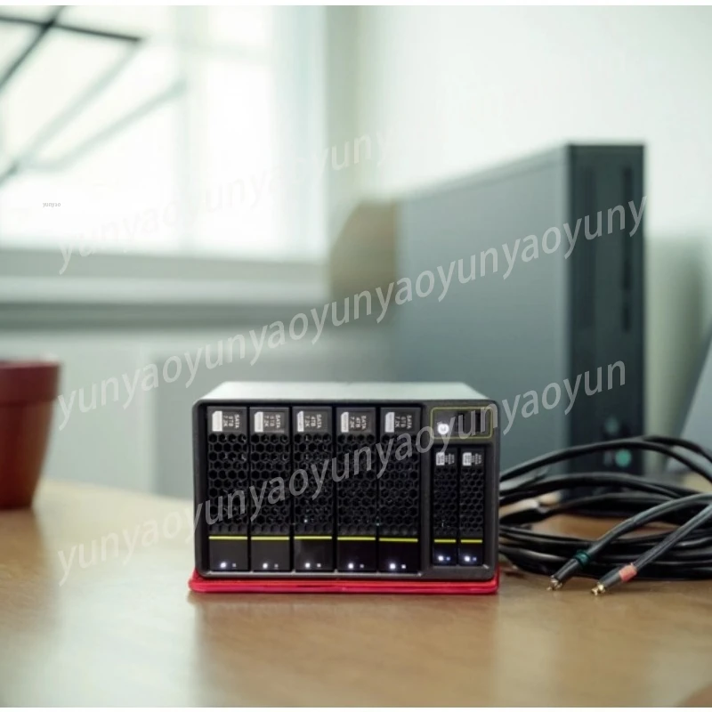 5-Disk Custom NAS Aluminum Alloy Chassis - Network Home Storage Case, Durable, Fast Heat Dissipation, Home Data Backup