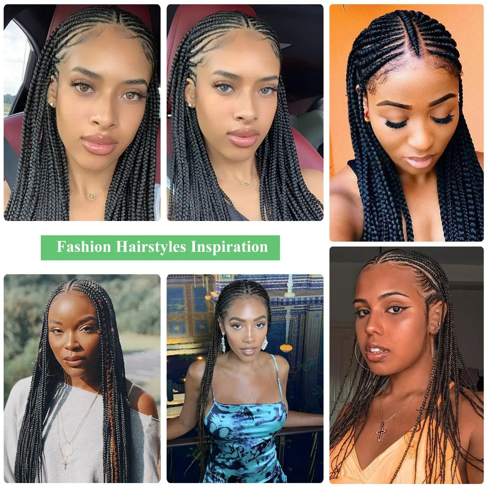 32 بوصة كورنو شعر مستعار مضفر للنساء السود Knotless صندوق الضفائر شعر مستعار دانتيل كامل الجزء الأوسط الطبيعي العميق شعر مستعار اصطناعي مضفر